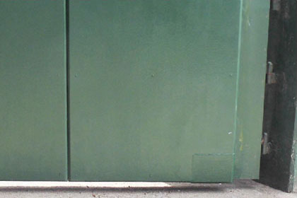 防護マットラテリアPU(野球場ユニット式)部分補修例4